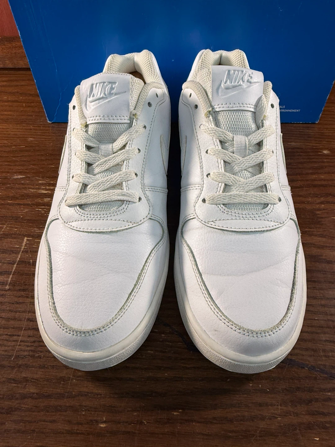 Nike Ebernon Low “Triple White” Women’s Casual Sneakers Sz US 10 - photo 5