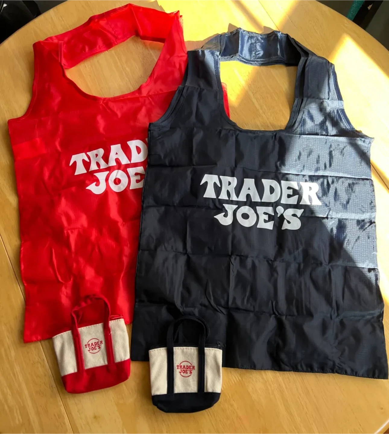Trader Joe's Canvas Micro Tote Bags - photo 2