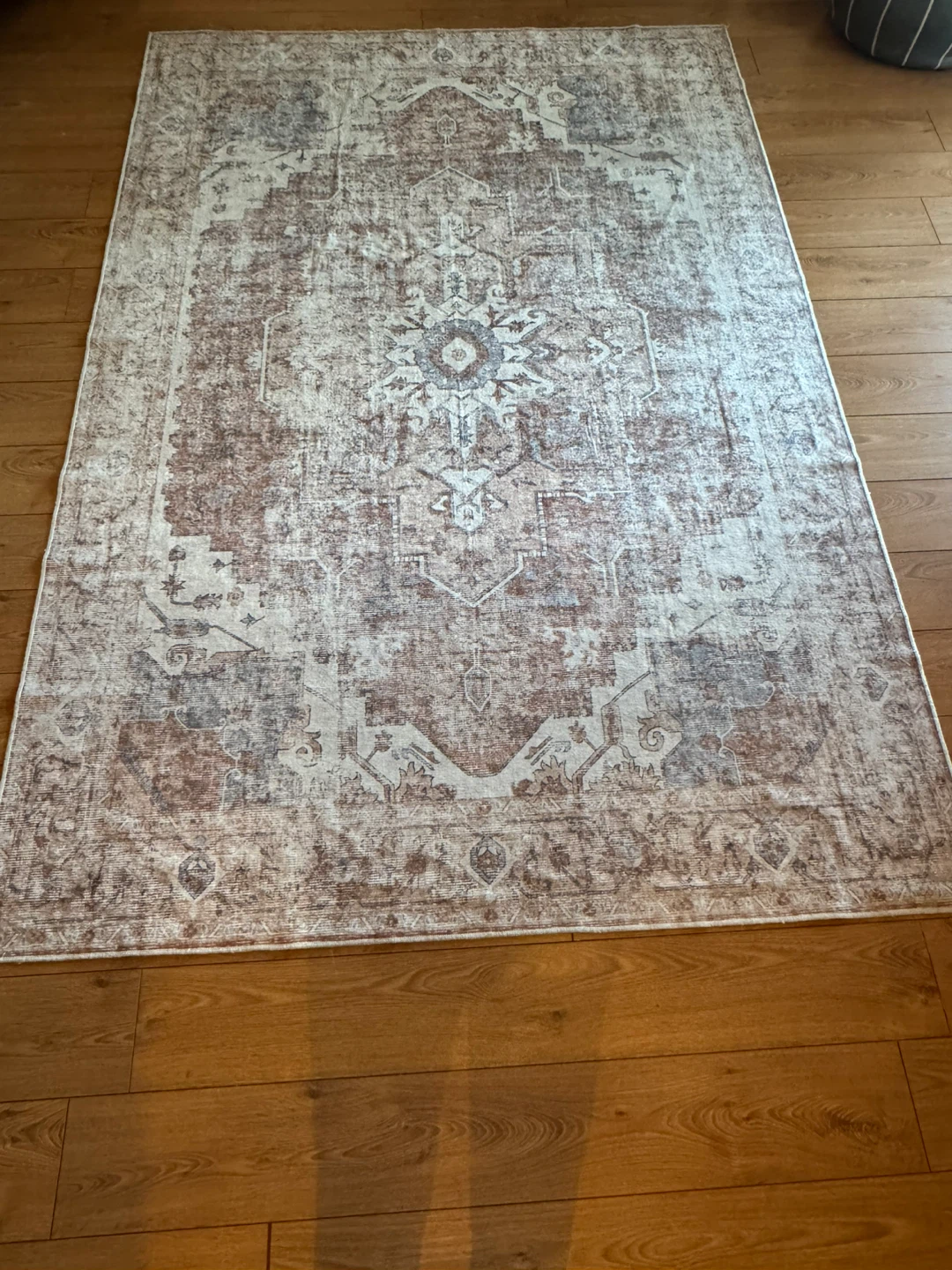 6x9 Washable Vintage Rug Indoor - photo 2