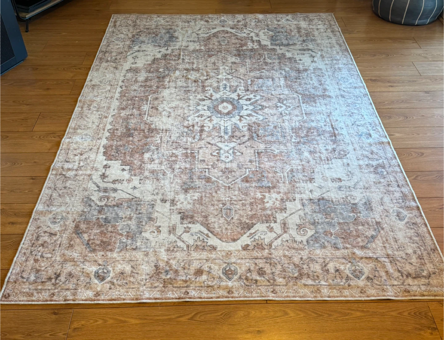 6x9 Washable Vintage Rug Indoor - photo 4