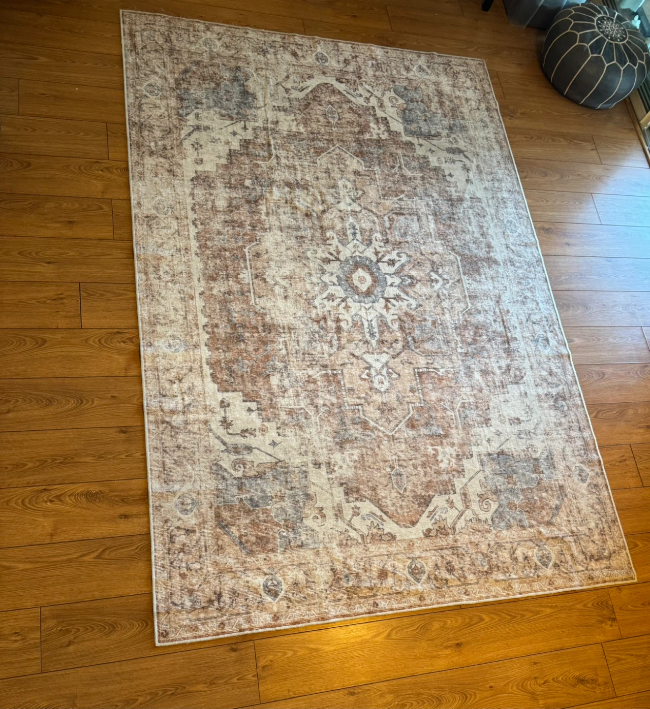 6x9 Washable Vintage Rug Indoor - photo 3