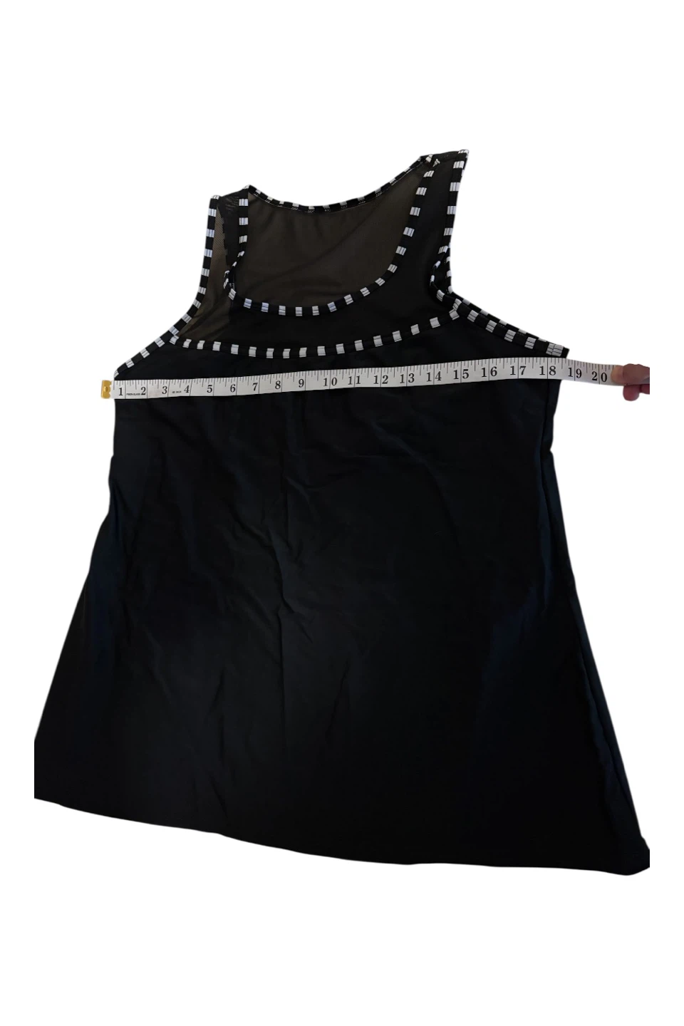Black Tankini Swimsuit Top and Shorts Set XXL - photo 4