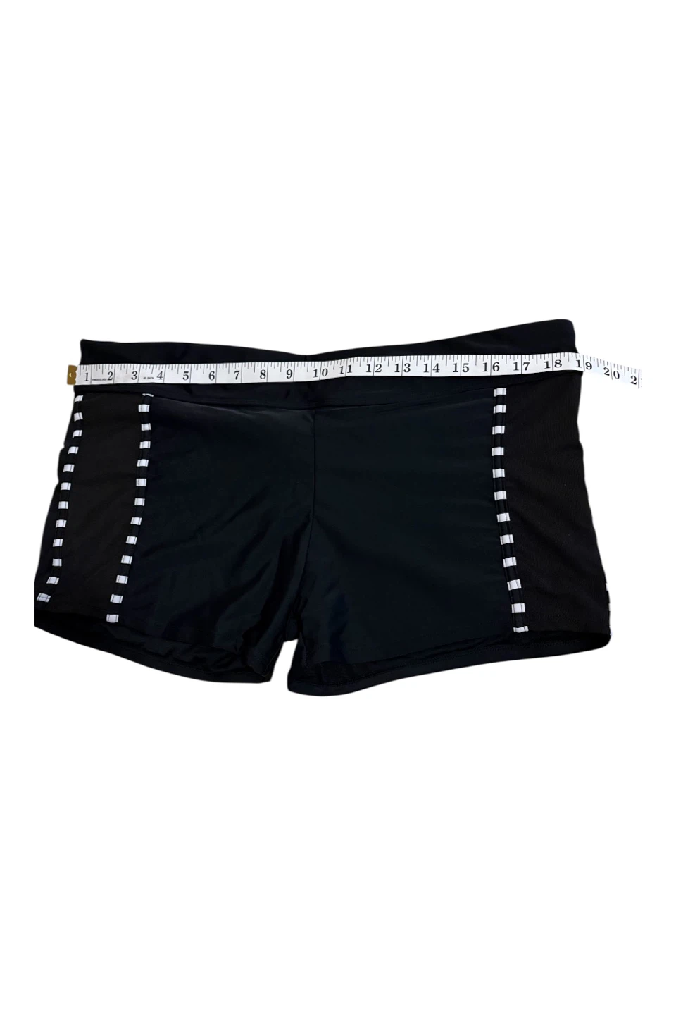 Black Tankini Swimsuit Top and Shorts Set XXL - photo 2