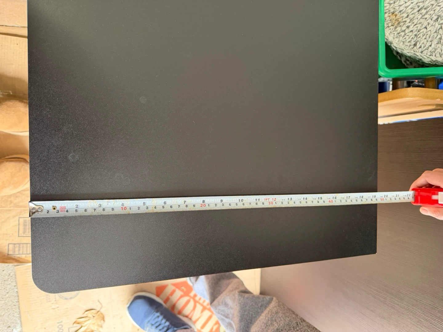 Black 2-Tier TV Stand / Media Console - photo 5