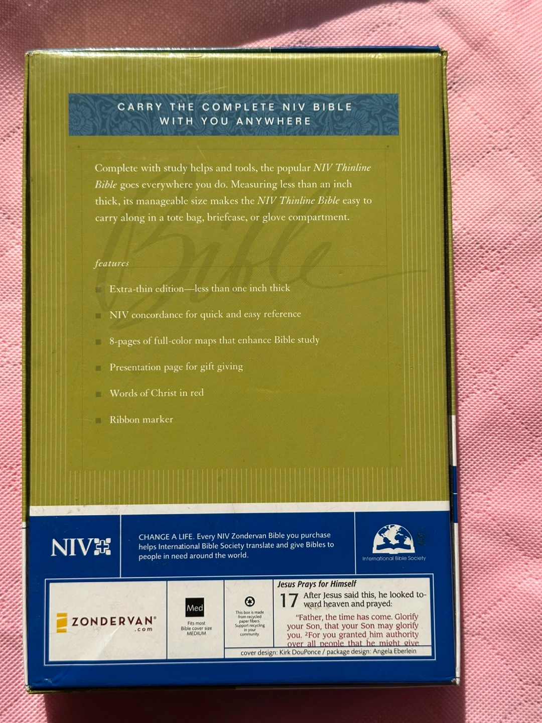 NIV Thinline Bible - New International Version - photo 2