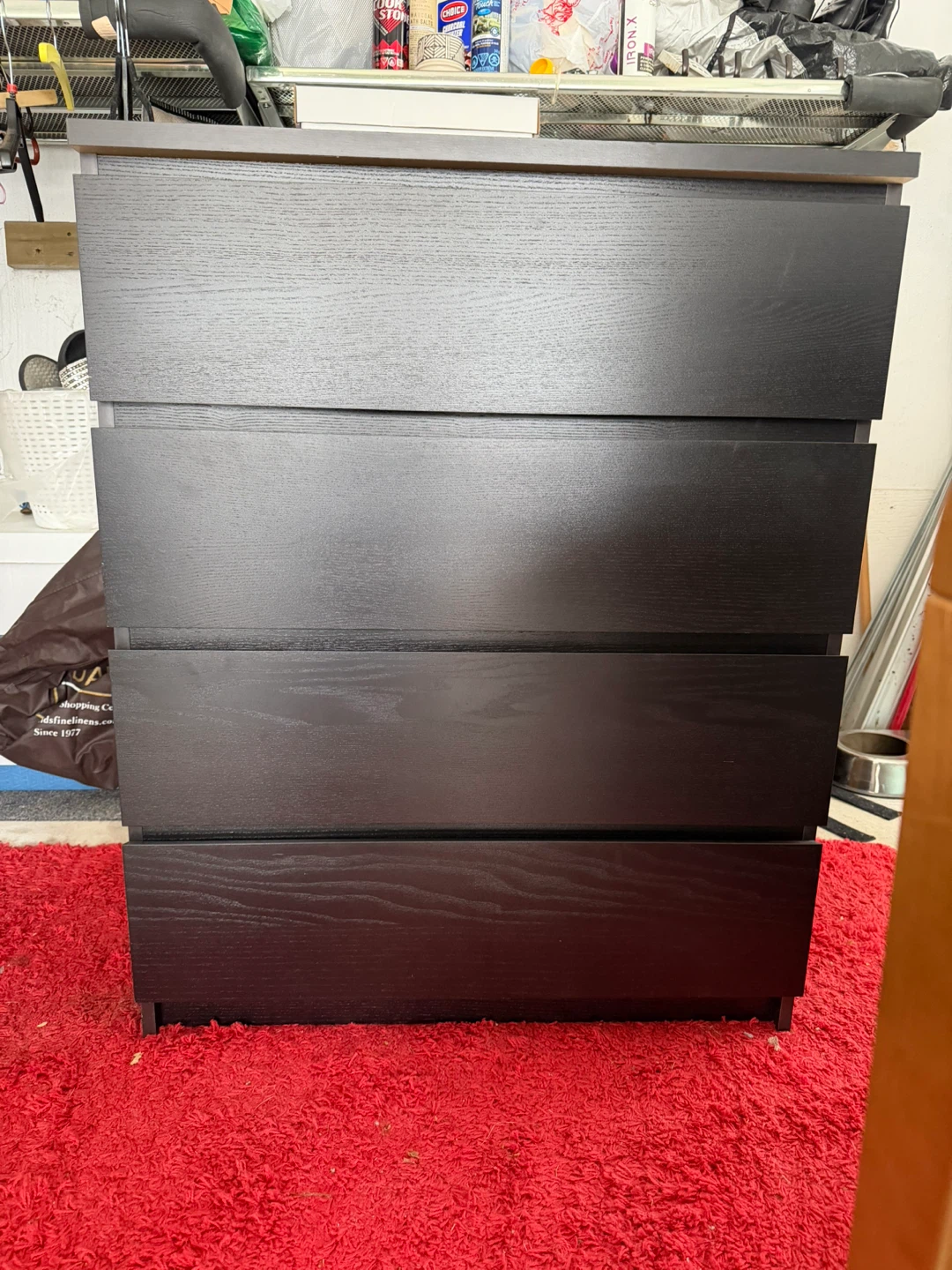 IKEA STORKLINTA 4-Drawer Chest - Dark Brown