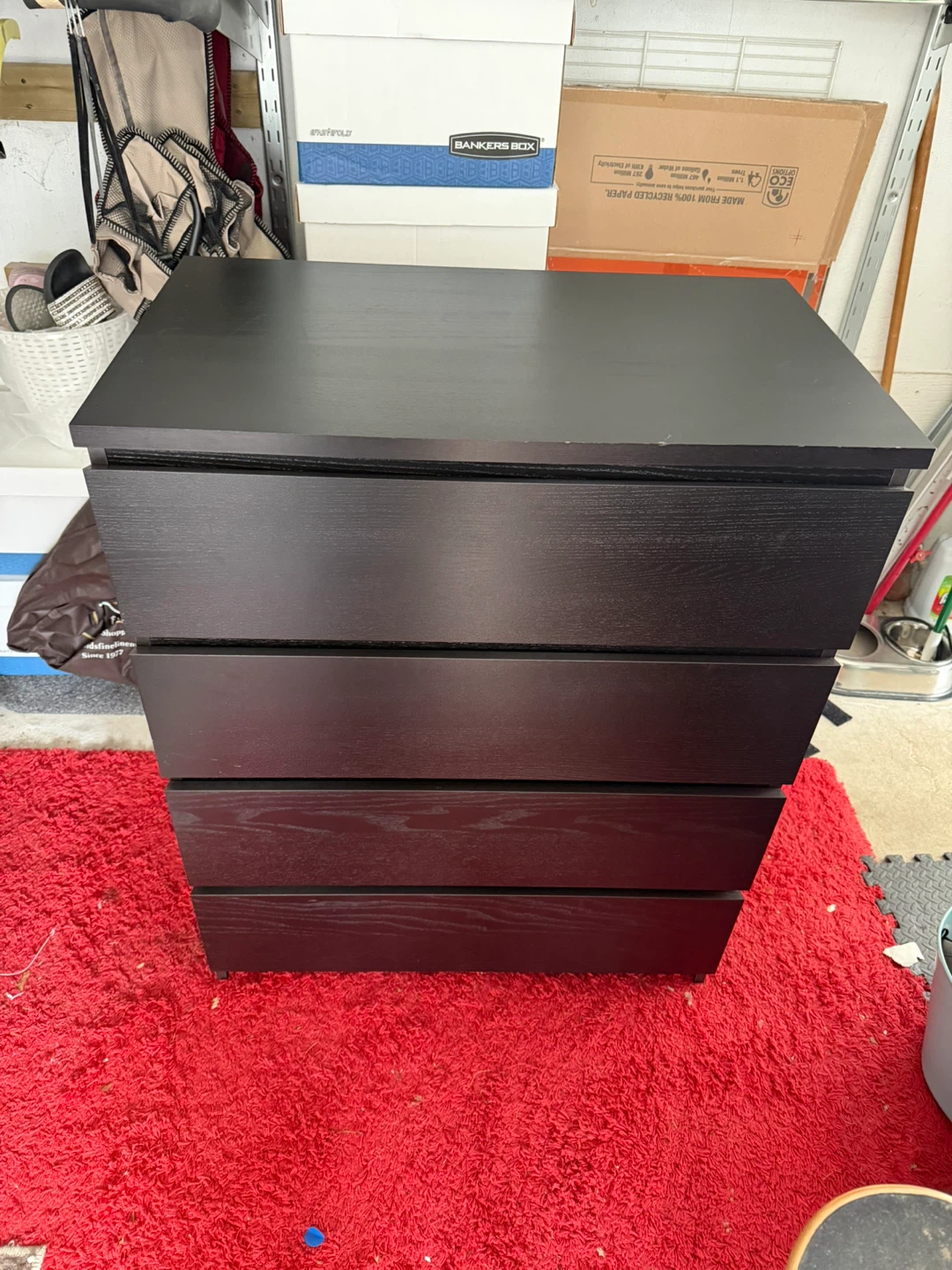 IKEA STORKLINTA 4-Drawer Chest - Dark Brown - photo 2