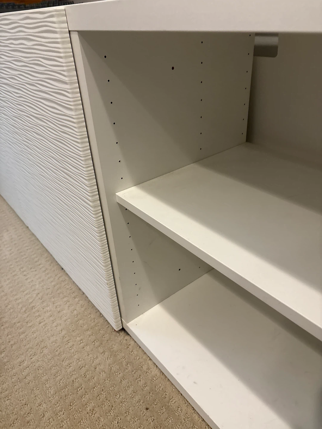 White textured sideboard - photo 3