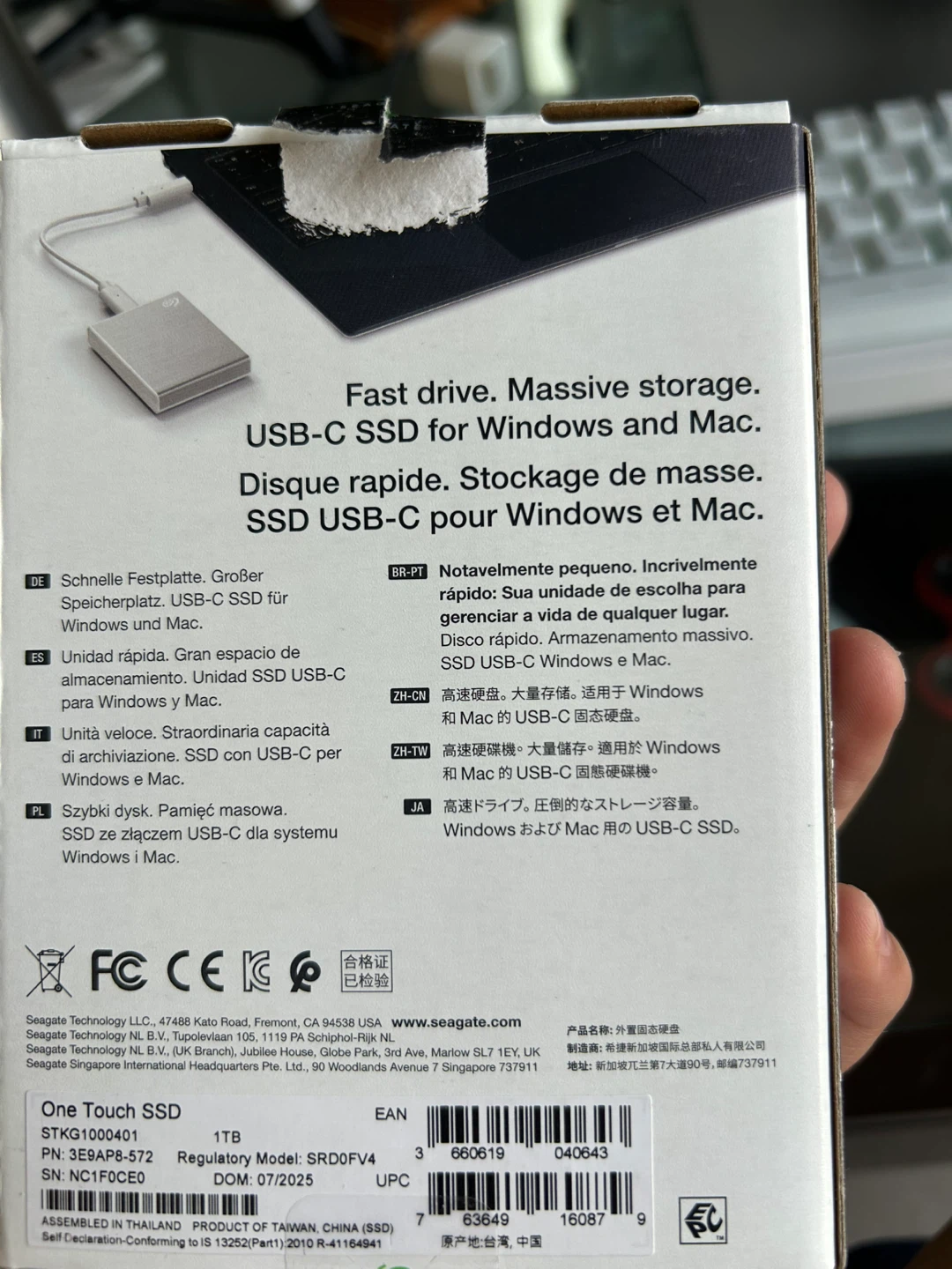 Seagate One Touch SSD 1TB - photo 3