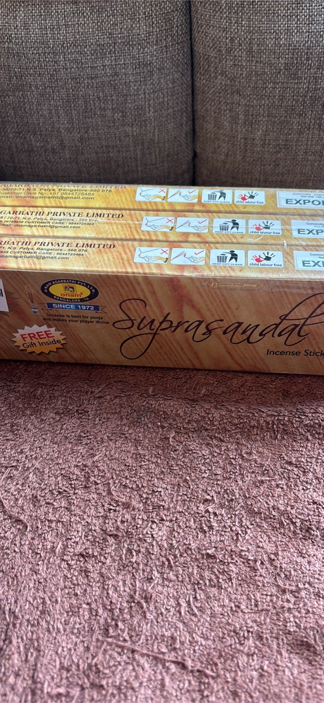 OM Agarbatthi Suprasaandal Incense Sticks🥕