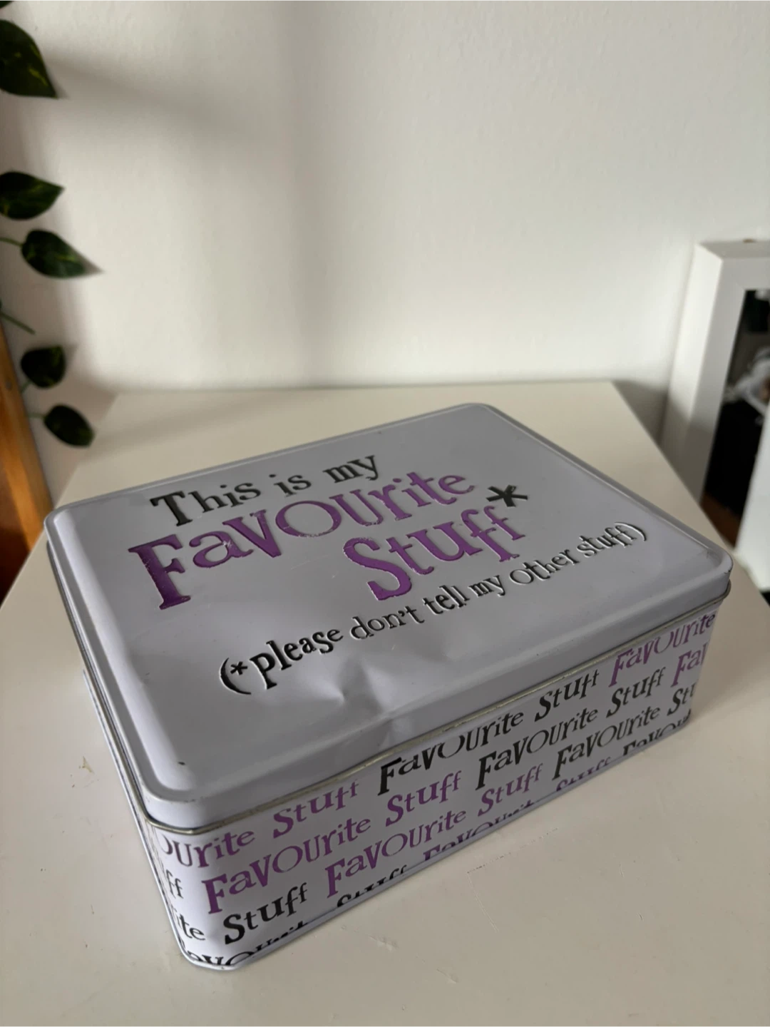 Favourite Stuff Tin Box