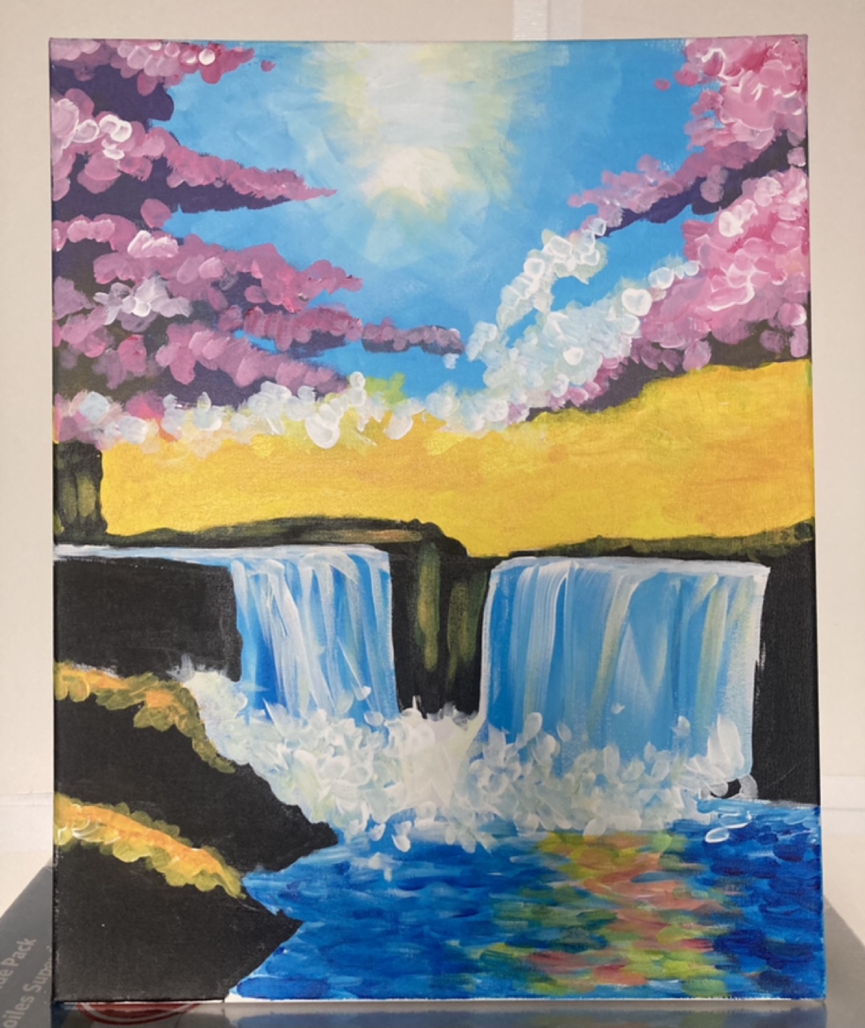 Acrylic Painting of Niagara Falls