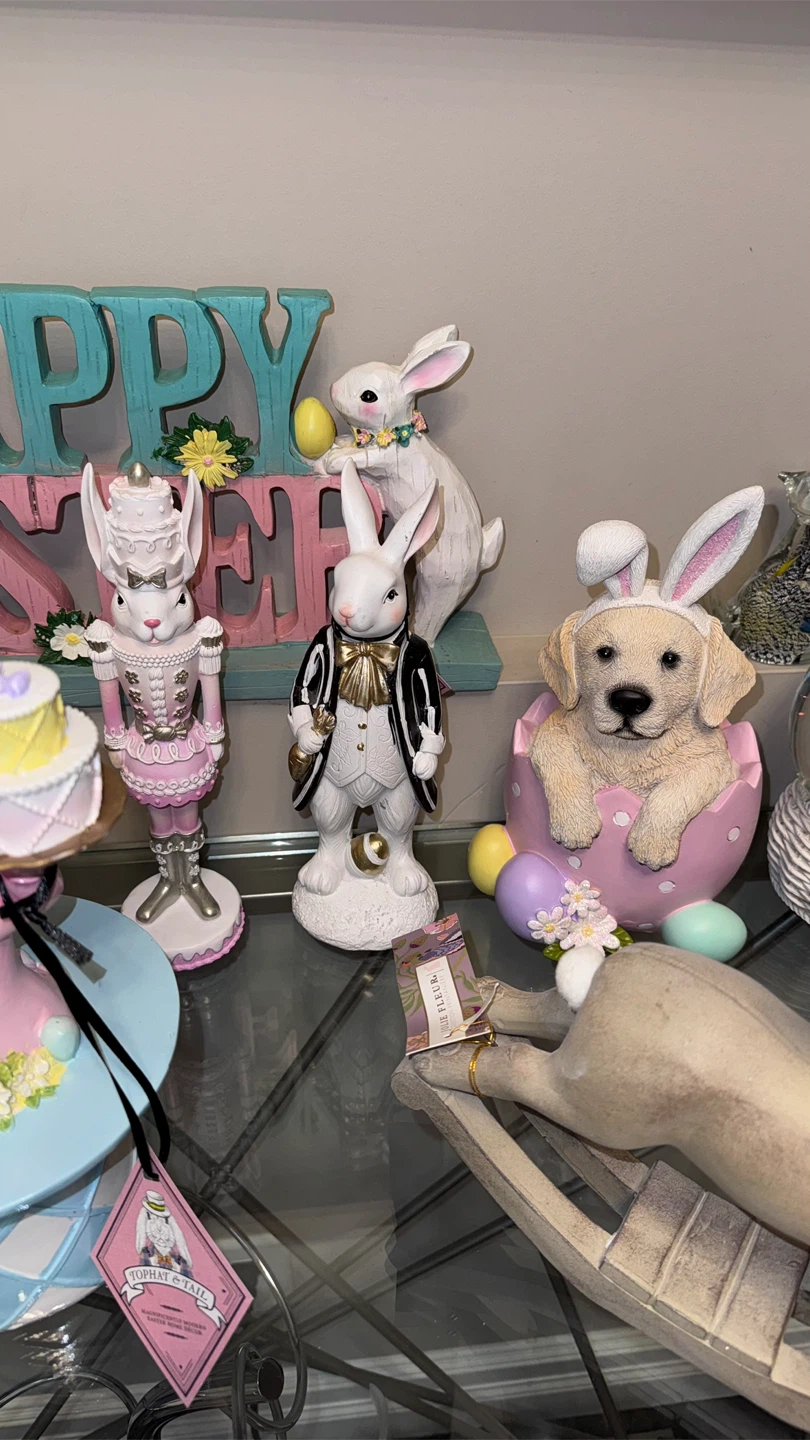 Easter Bunny and Dog Figurines Collection - photo 5
