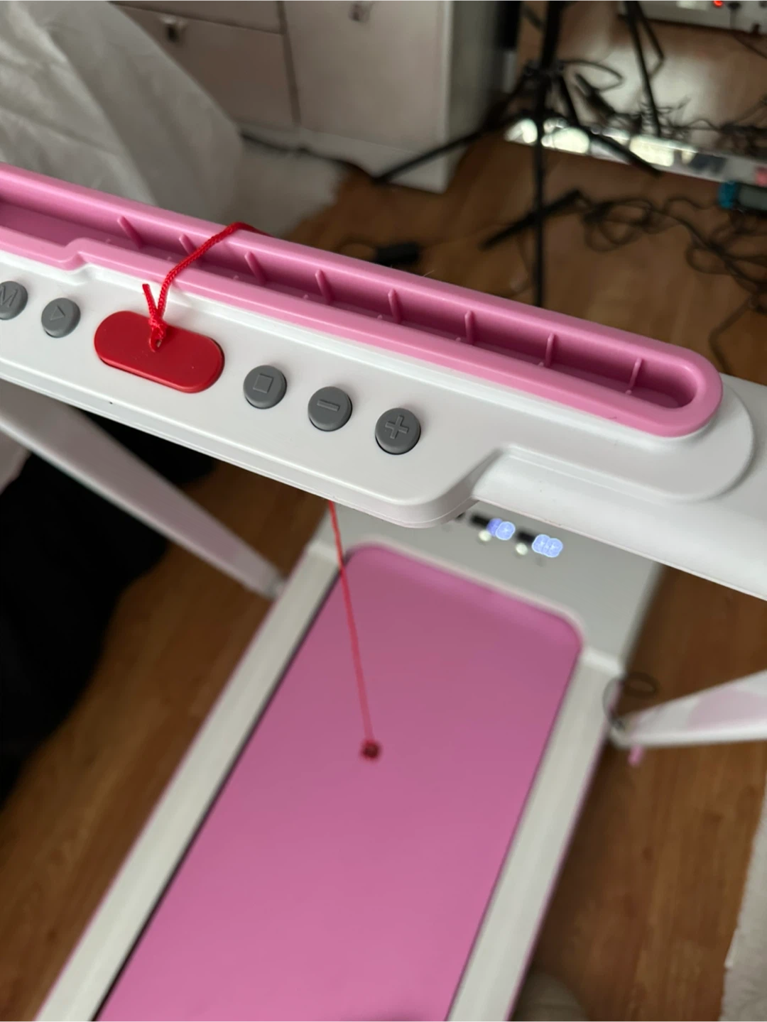 Pink Folding Treadmill with Remote - photo 5
