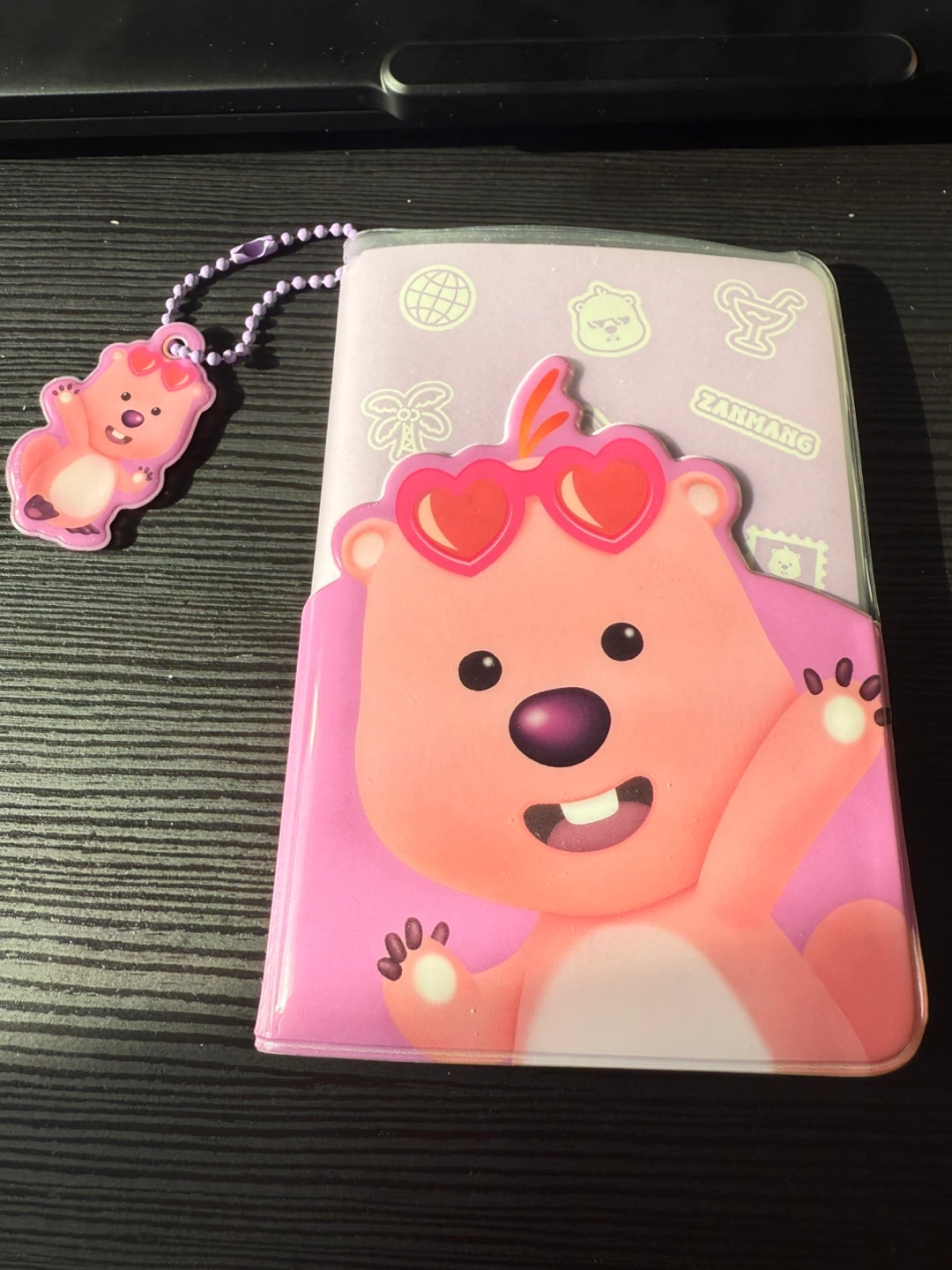 Zanmang Loopy Travel Passport Holder with Keychain
