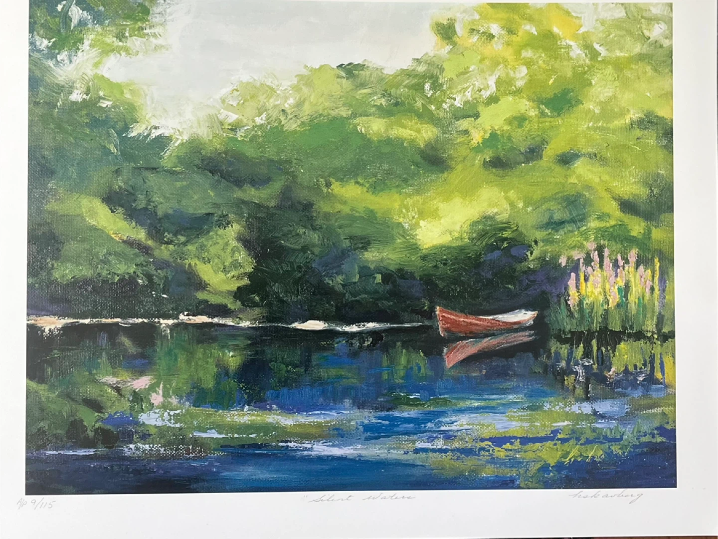 Art-Art Print-“Silent Waters” by local artist Hazel Scavberg