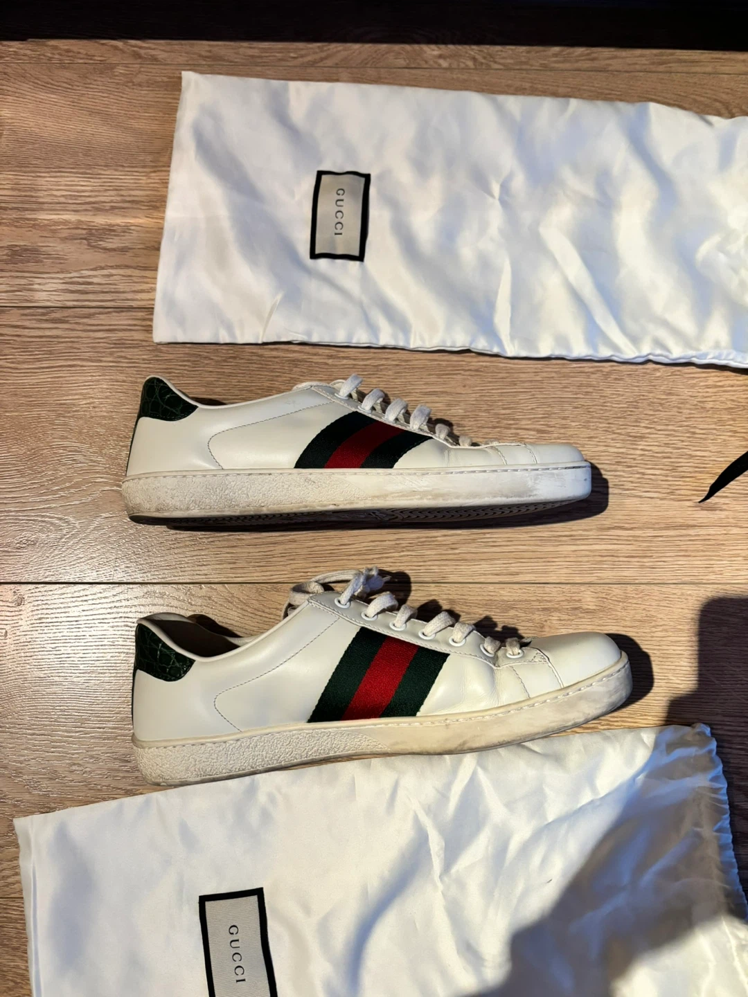 Gucci Ace Sneakers - White size 9 - photo 3