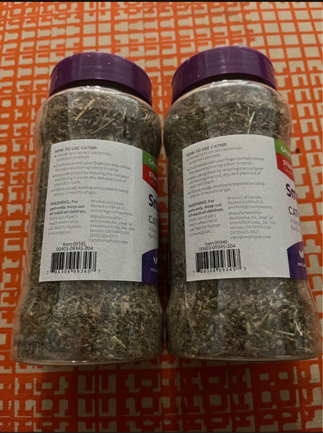 SmartyKat Catnip 2x 2oz (56g) Jars - photo 2