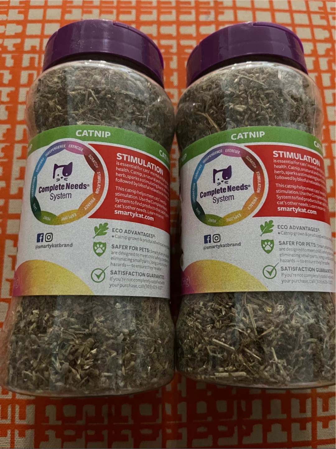 SmartyKat Catnip 2x 2oz (56g) Jars - photo 3