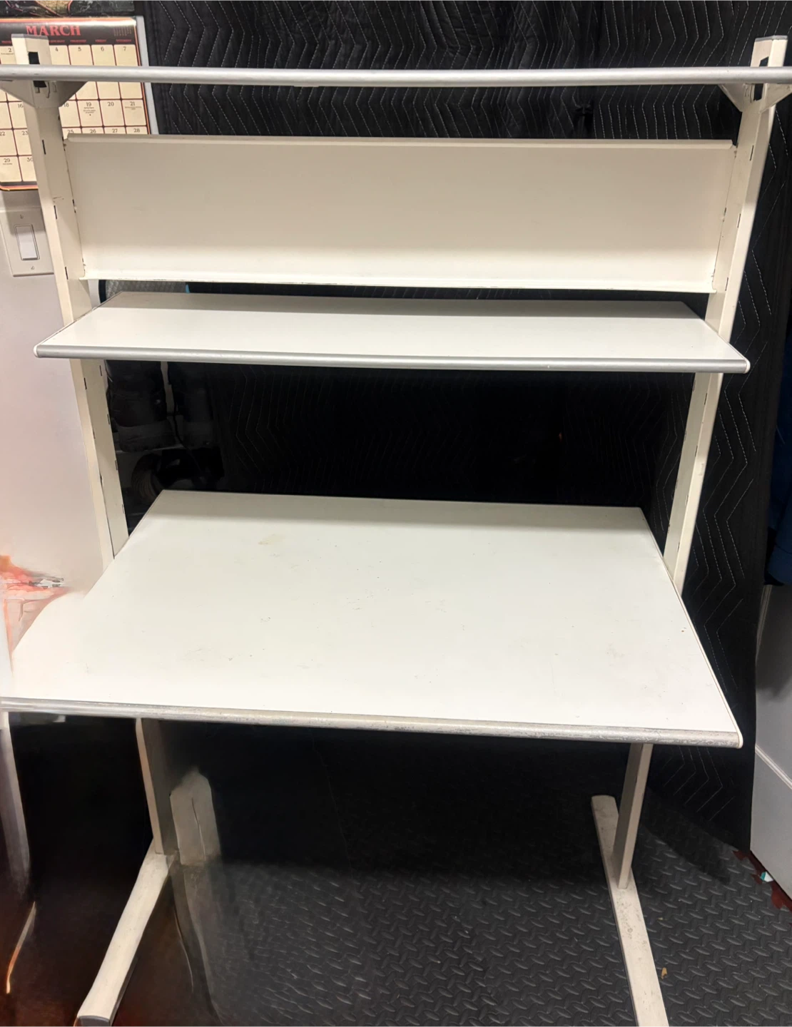Used White Work Table/Desk