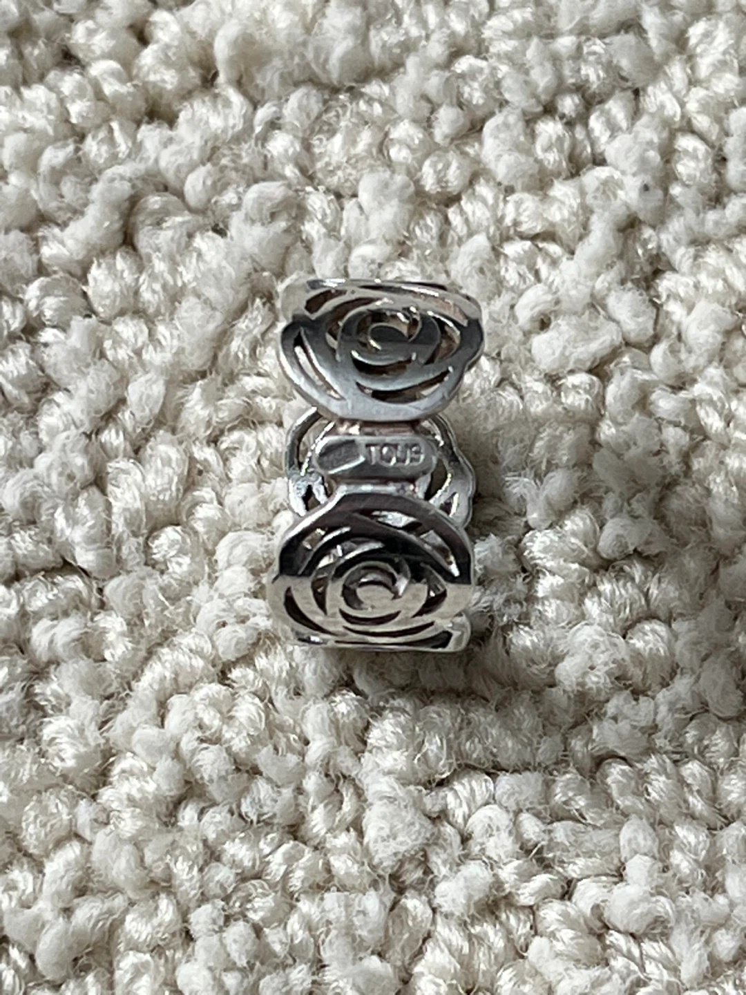 Tous Silver Rose Ring