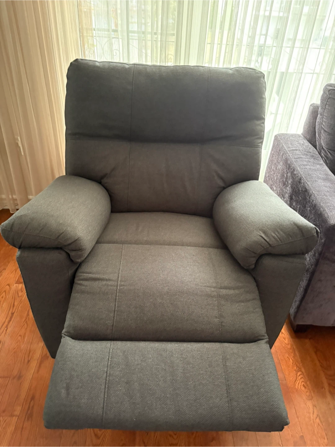 Grey Recliner Chair - photo 2