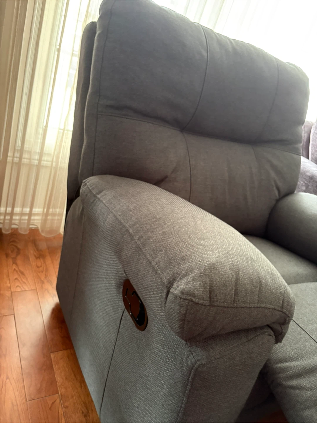 Grey Recliner Chair - photo 5