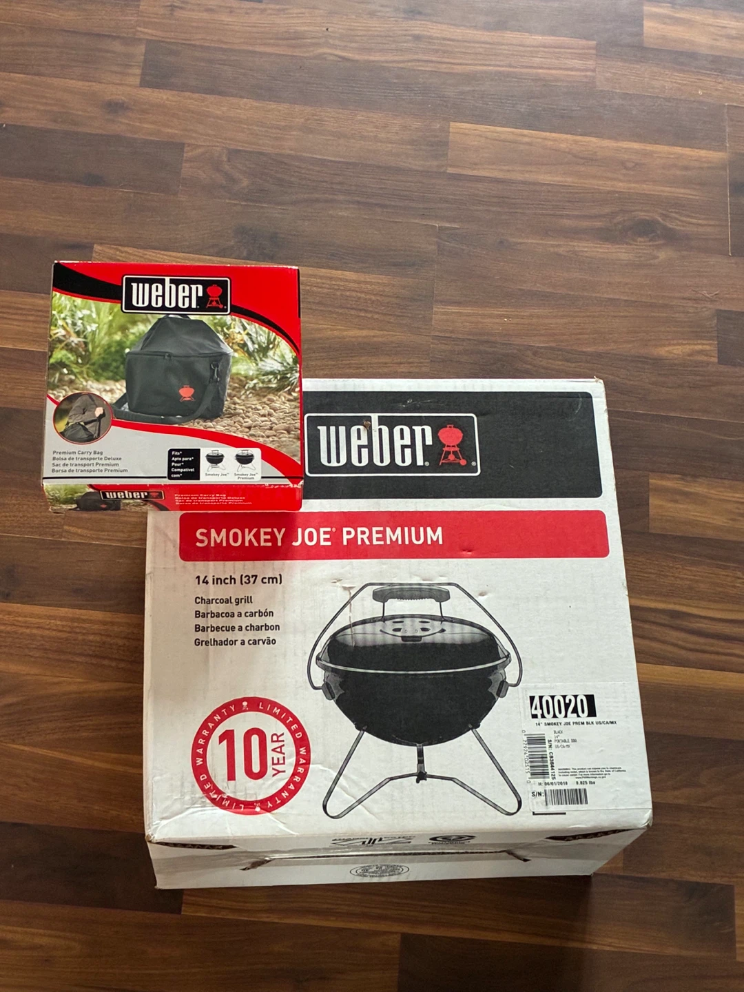 Weber Smokey Joe Premium 14 inch Charcoal Grill