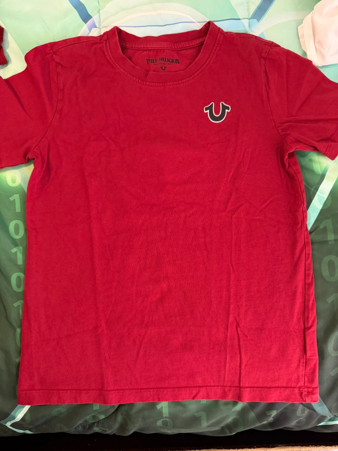 True Religion Red Buddha Guitar T-Shirt