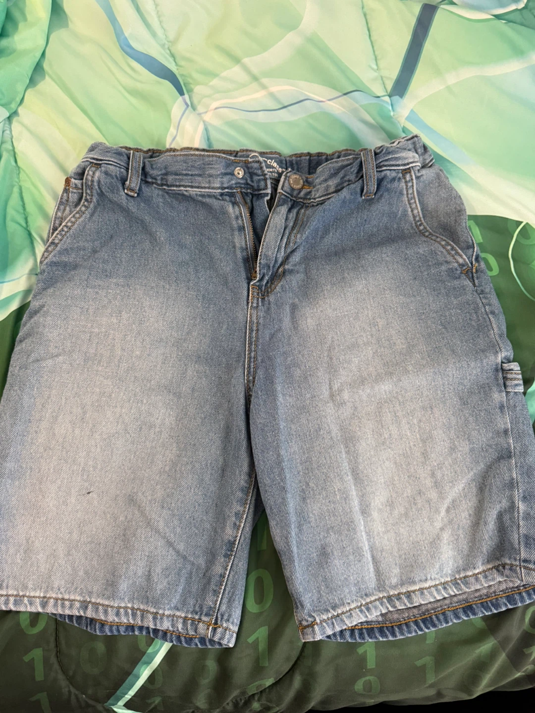 Art Class Husky L (10/12) Loose Denim Shorts