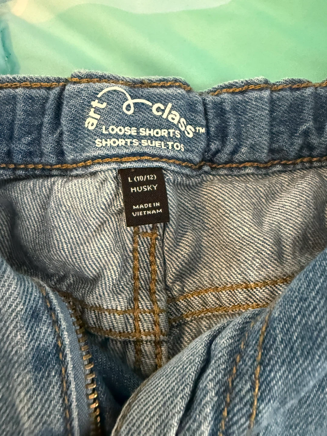 Art Class Husky L (10/12) Loose Denim Shorts - photo 2