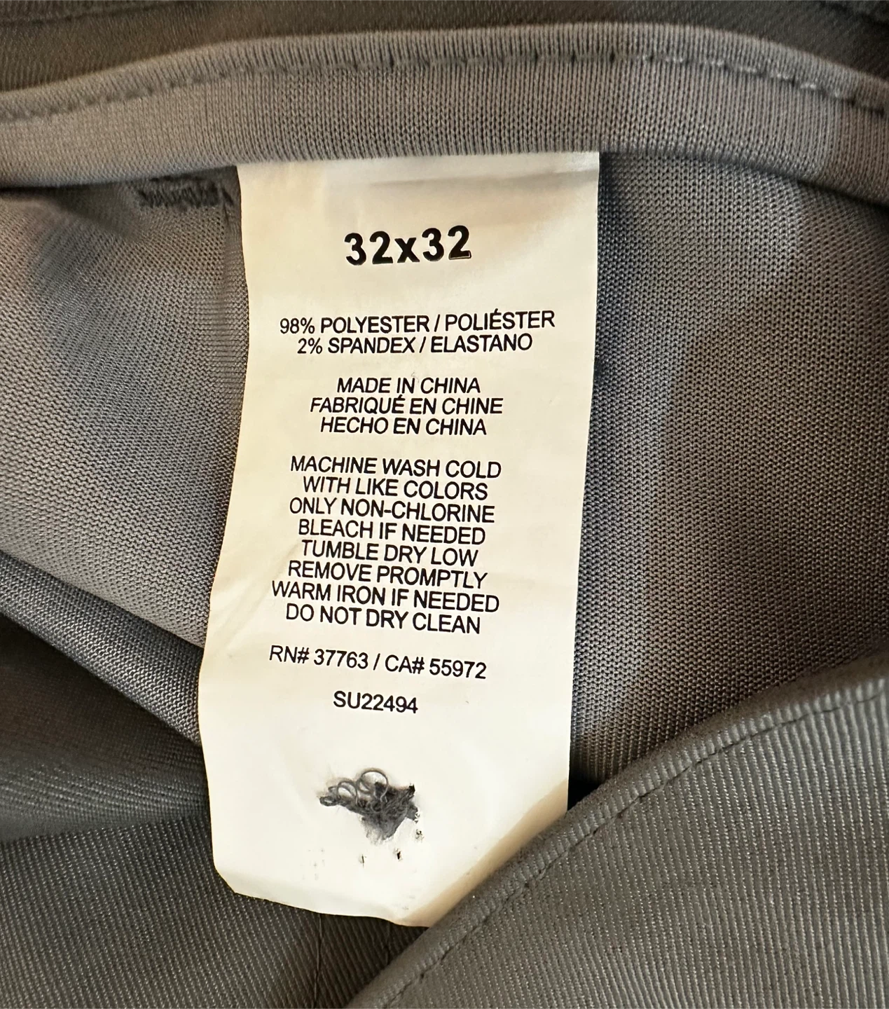 PGA TOUR Grey Golf Pants Size 32x32 - photo 3