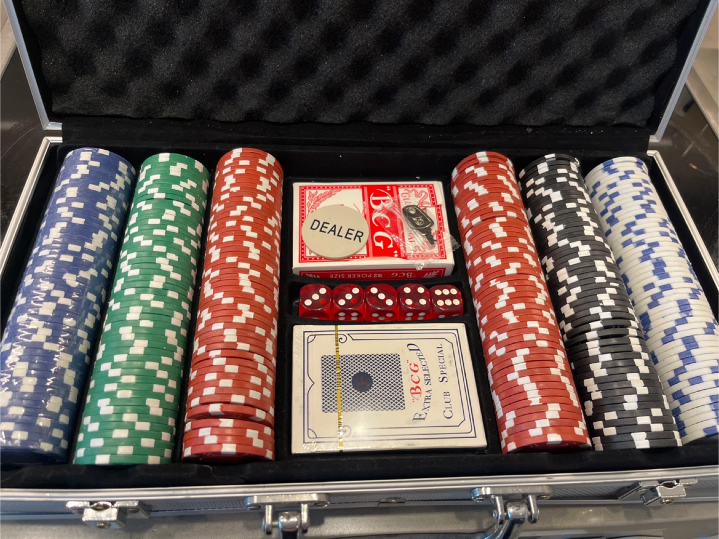 BCG Poker Chip Set with Case