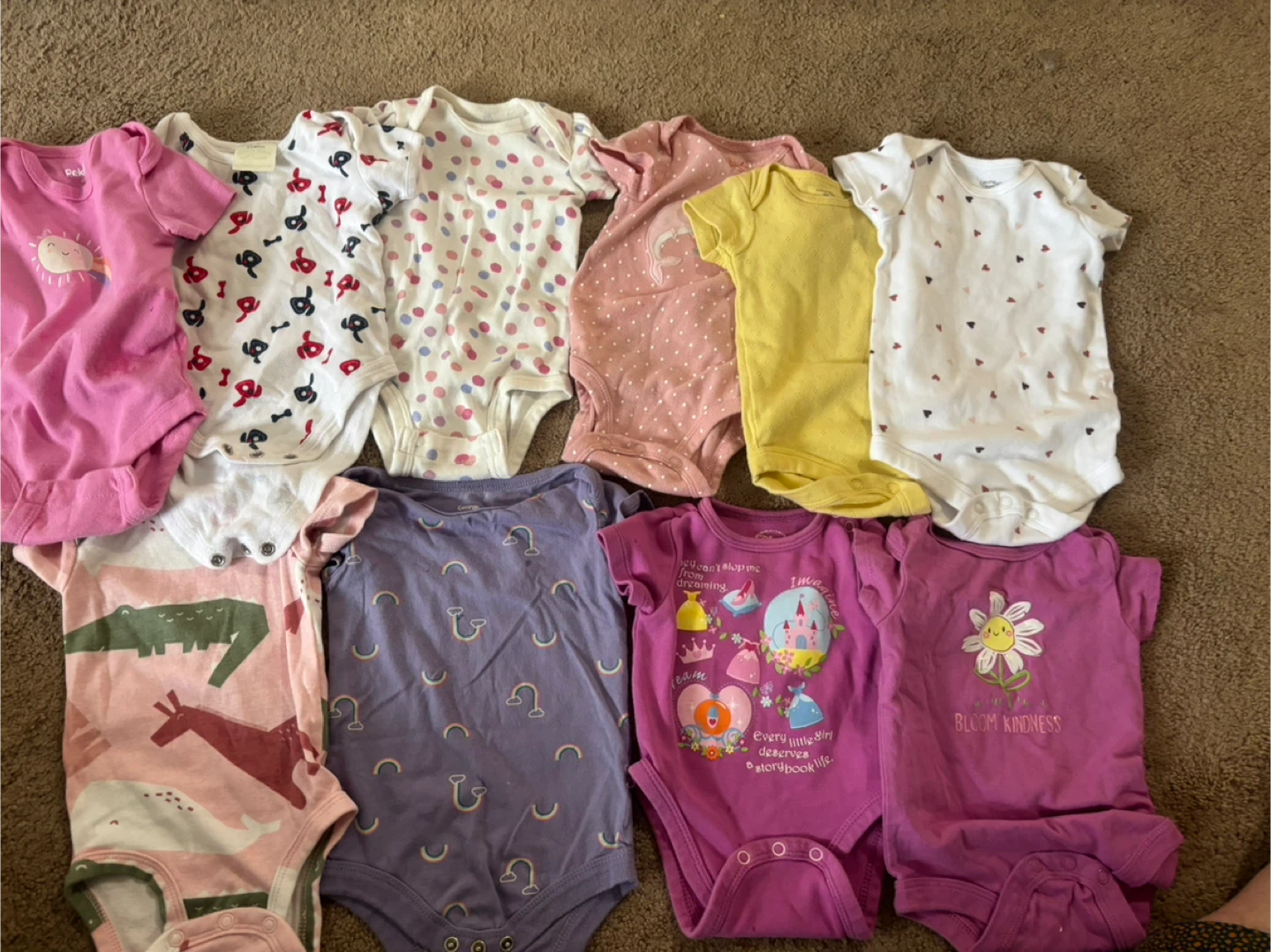 Baby Girl Clothes Lot - Sleepers, Dresses, Bodysuits - photo 5