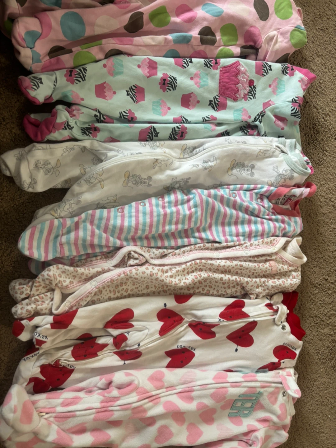 Baby Girl Clothes Lot - Sleepers, Dresses, Bodysuits