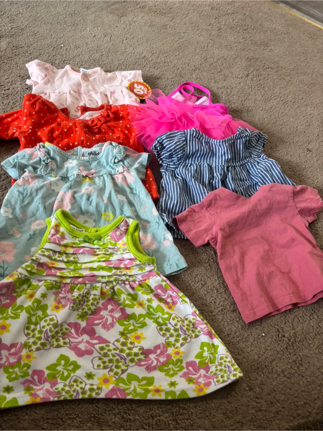 Baby Girl Clothes Lot - Sleepers, Dresses, Bodysuits - photo 3