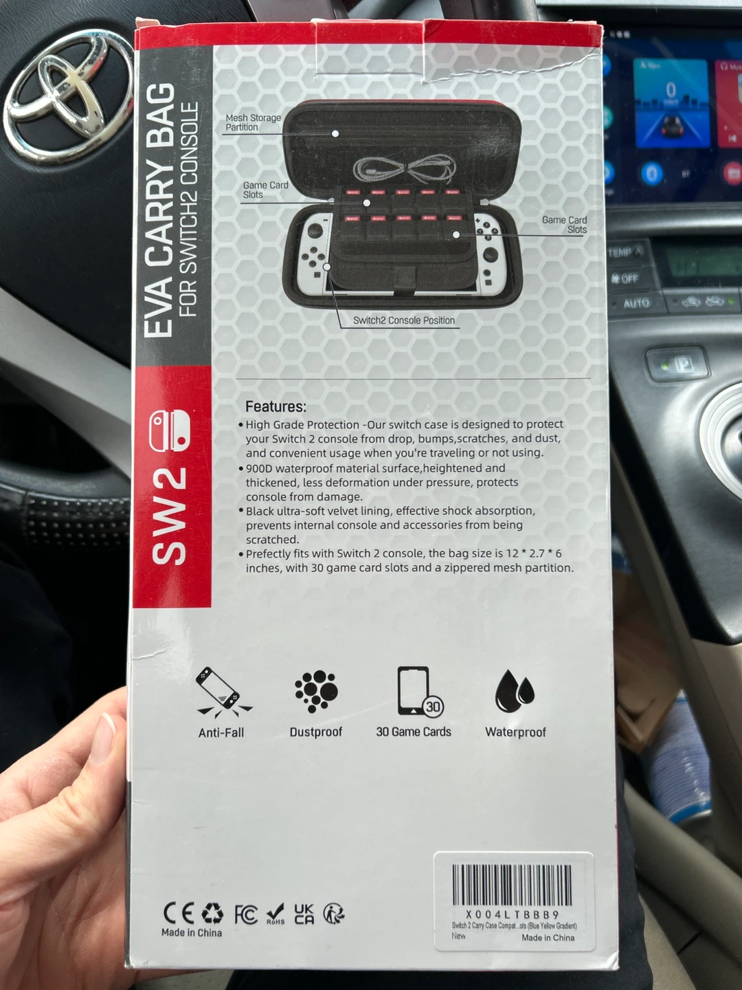BRHE EVA Carry Bag for Nintendo Switch 2 Console - photo 2