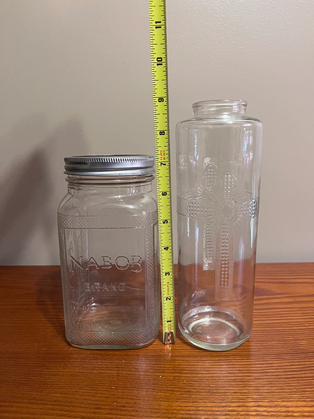 VINTAGE GLASS CANDLE HOLDER/SANCTUARY JAR & COFFEE JAR - photo 2