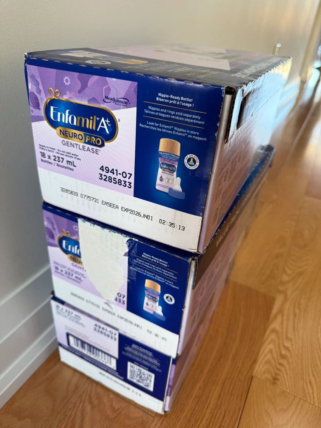 Enfamil A+ Neuro Pro Gentlease Infant Formula 18 x 237 mL