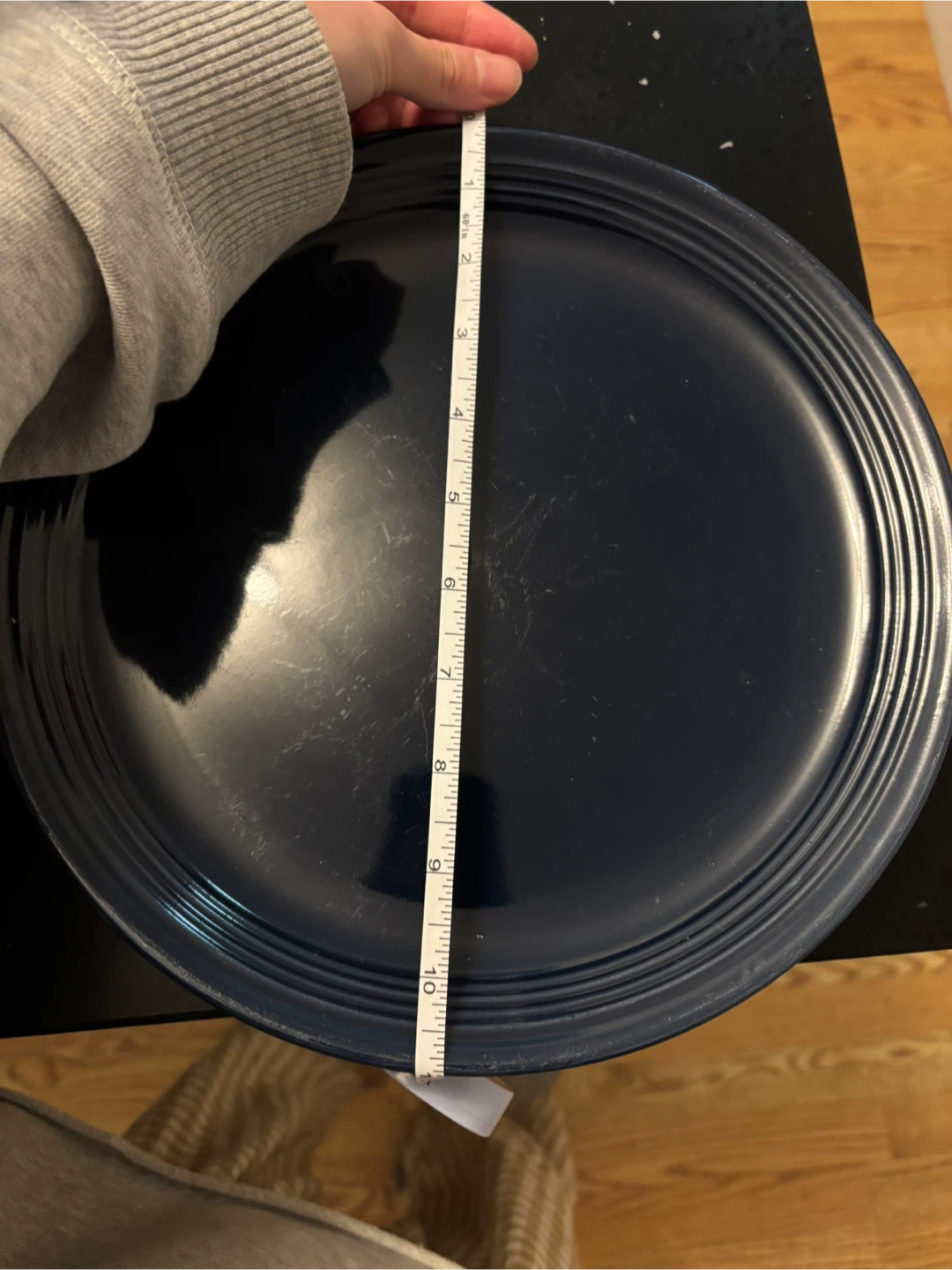 Set of 8 Navy Blue Plates and 4 Bowls - photo 4