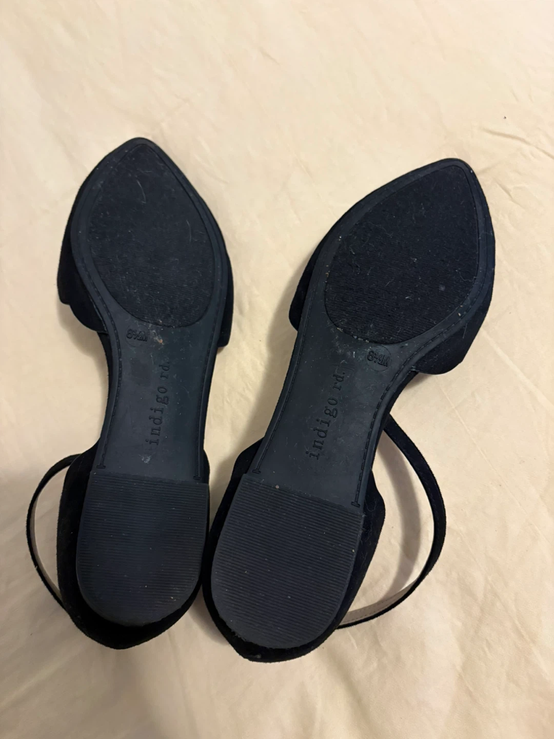 Indigo Rd. Black Suede Ballet Flats - Size 8.5M - photo 3