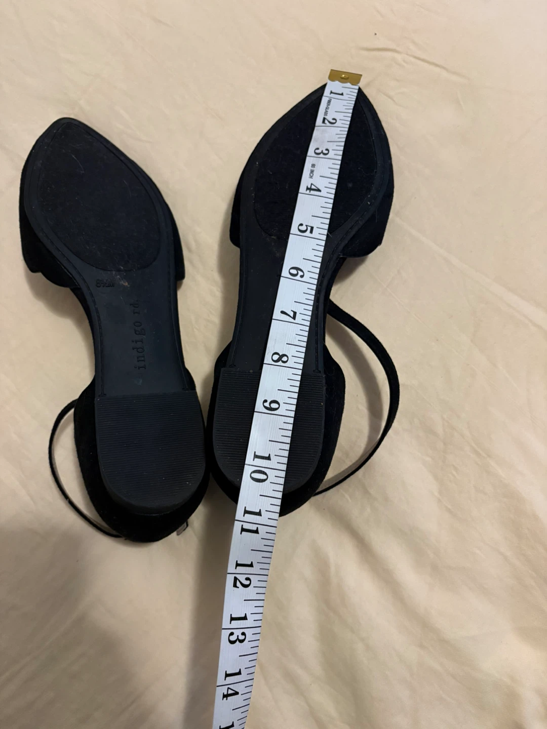 Indigo Rd. Black Suede Ballet Flats - Size 8.5M - photo 4