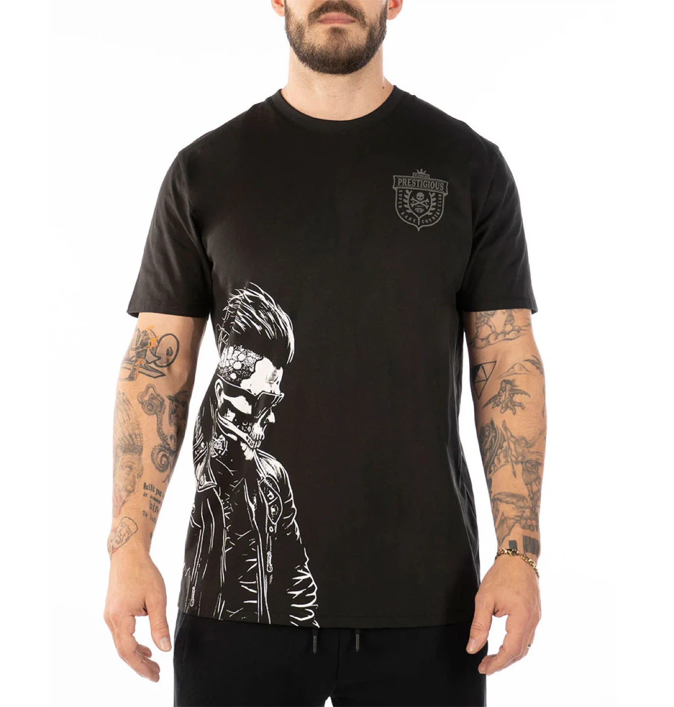 HEADRUSH Black Graphic T-Shirt XL/TG