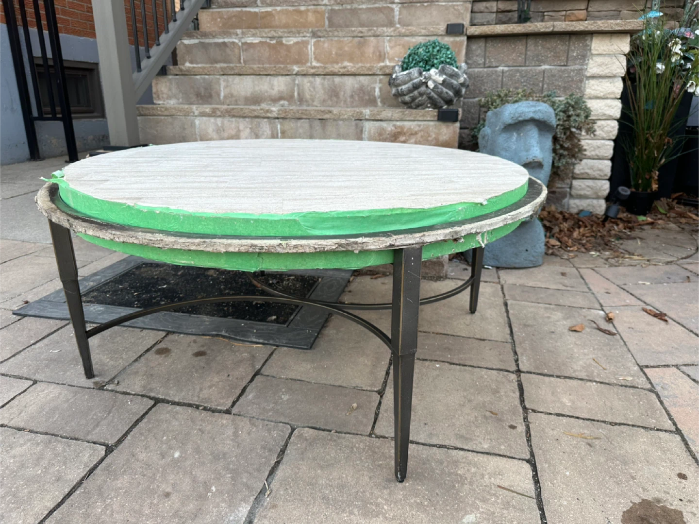 Bernhardt Cocktail Table – Solid Stone Top - photo 2