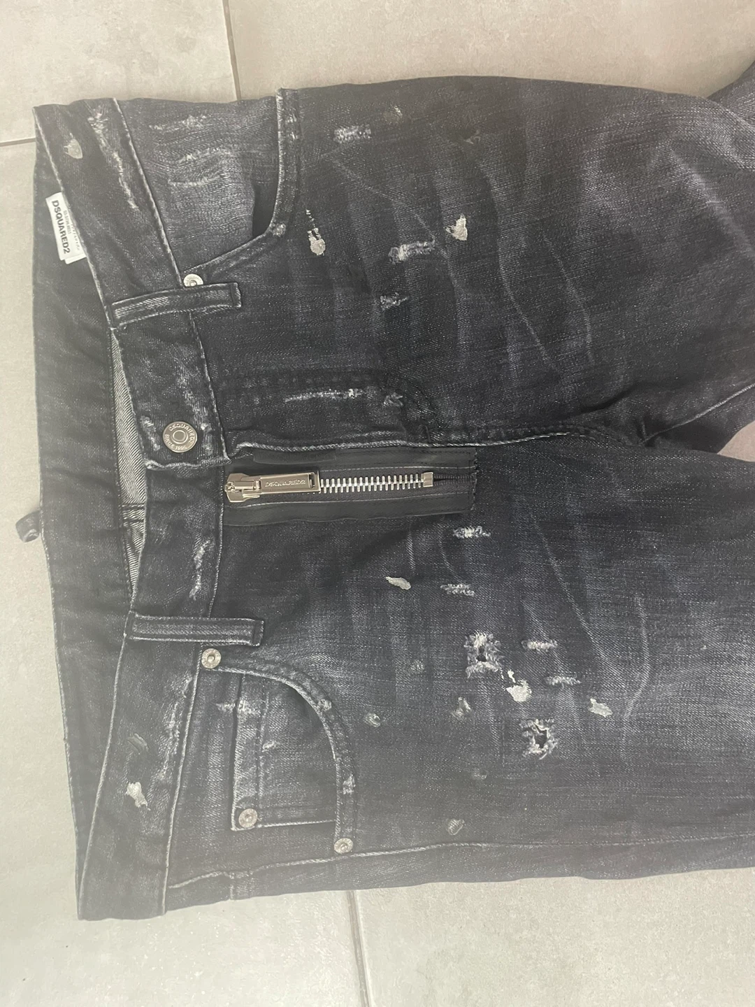 DSQUARED2 Cool Girl Jean Women's Size 38 Black Distressed Denim - photo 2