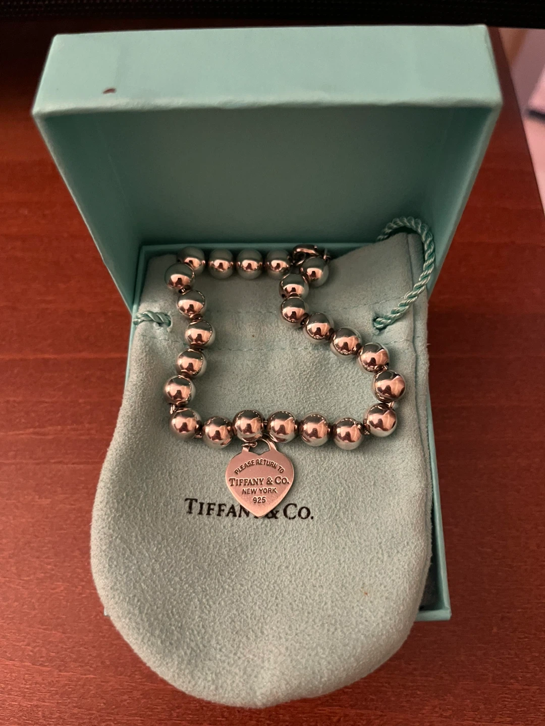 Tiffany & Co. Bead Bracelet Sterling Silver