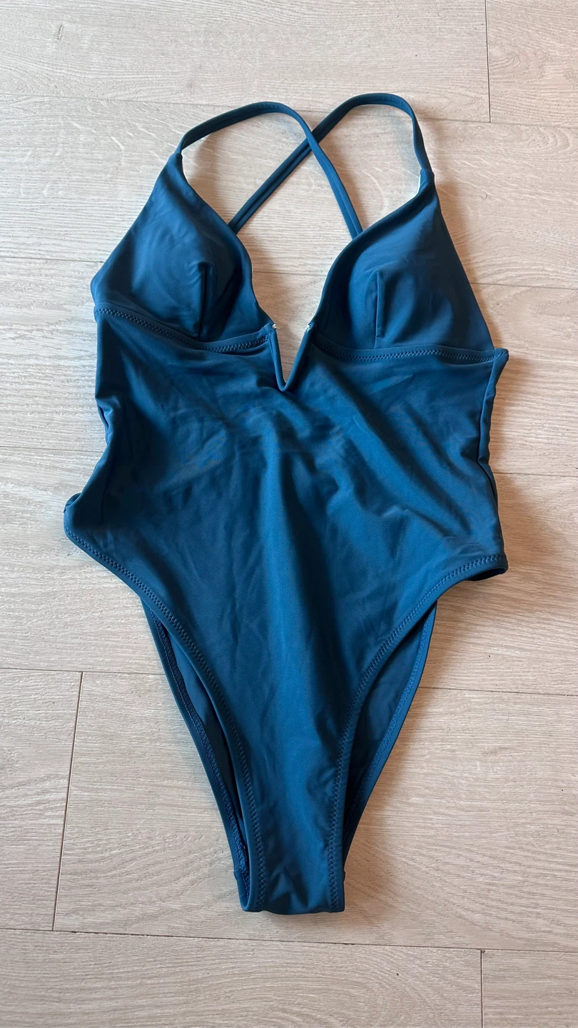 Teal One-Piece Swimsuit - Size XS - New - photo 3