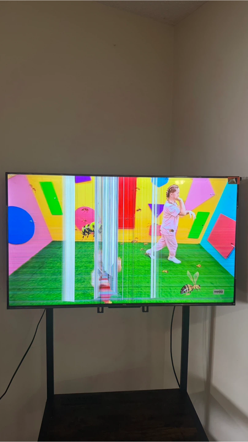🥕 Broken TCL TV Screen suitable for parts or repair