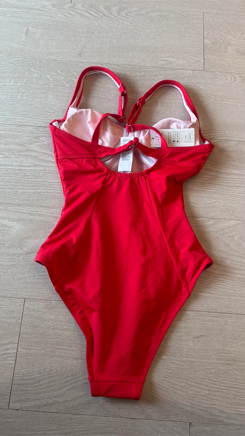 Red One-Piece Swimsuit - Size XS - New - photo 2