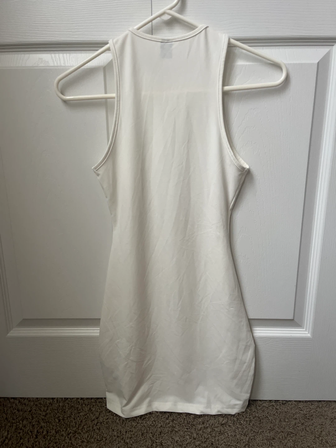 SHEIN White Racerback Mini Dress - photo 2